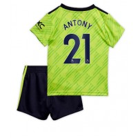 Dres Manchester United Antony #21 Rezervni za djecu 2022-23 Kratak Rukav (+ kratke hlače)